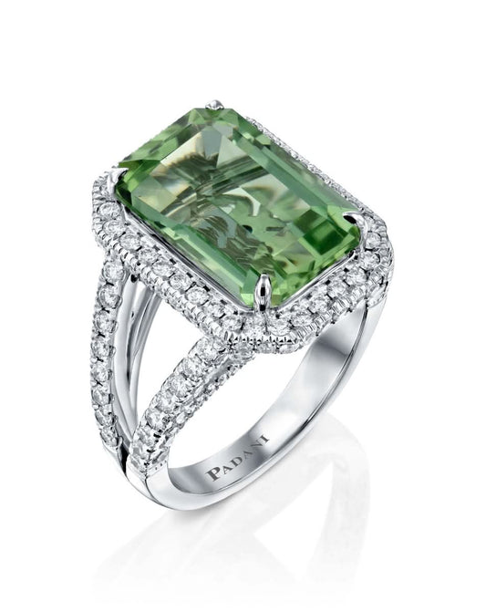 Green Tourmaline Ring- 9.26