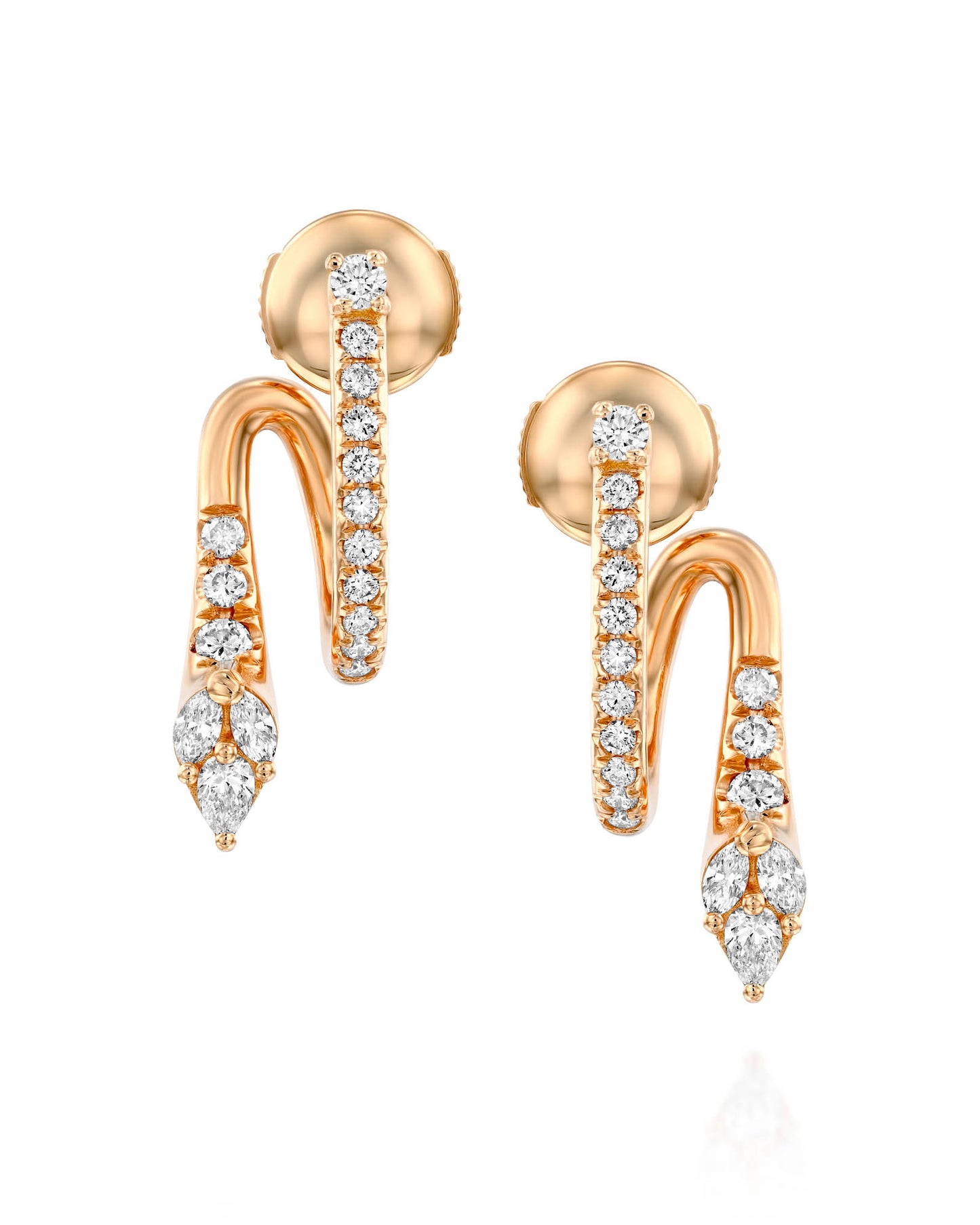 Malvene Diamond Wrapped Earrings