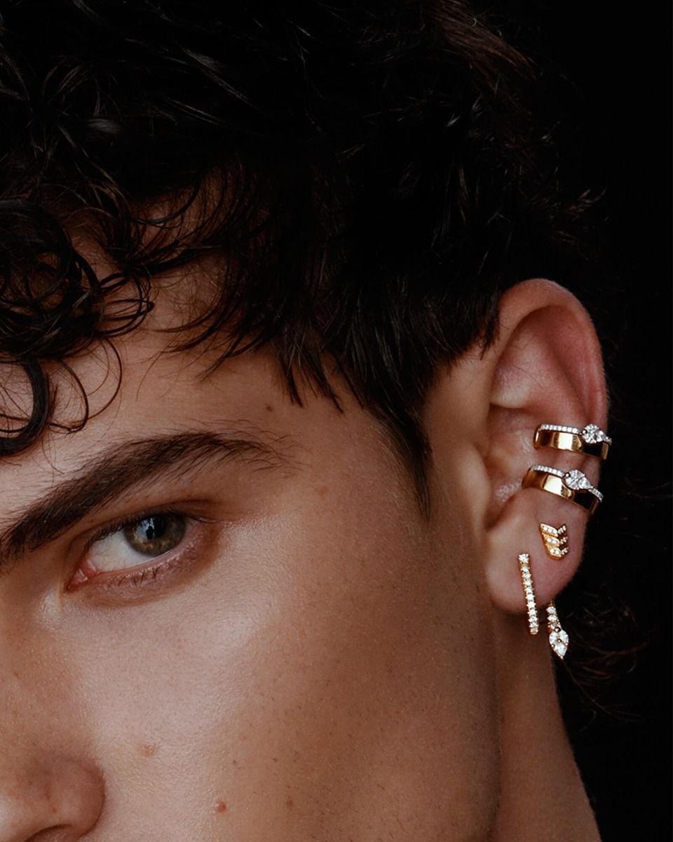 Malvene Diamond Wrapped Earrings