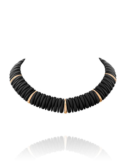 Roberto Demeglio Artiglio Necklace alternating Ceramic and Rose Gold Claws
