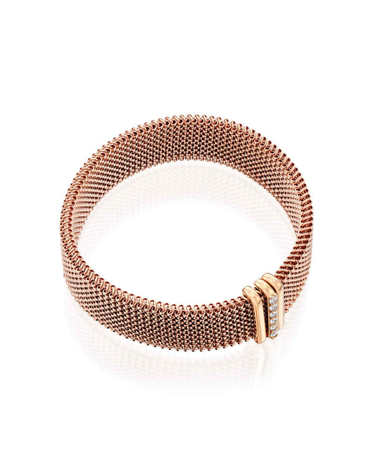 Stretch Bracelet 3 Bars- Rose