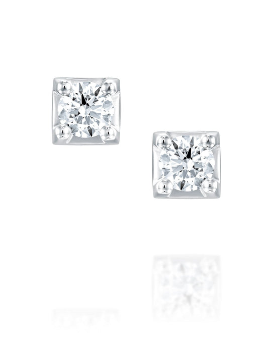 Rectangular Stud Earrings - 1.00