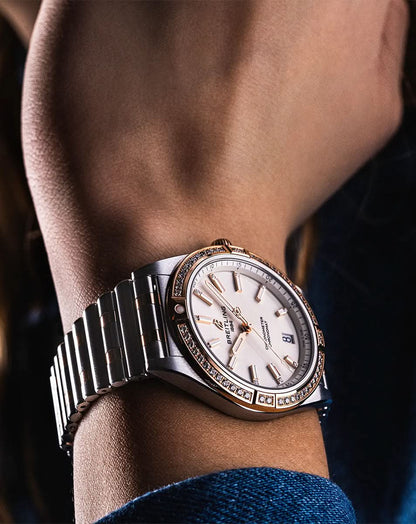 STEEL & ROSE GOLD